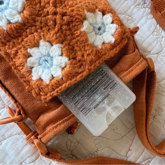 Crochet Crossbody Bag Wild Fable—Rust Orange - Picture 2 of 8